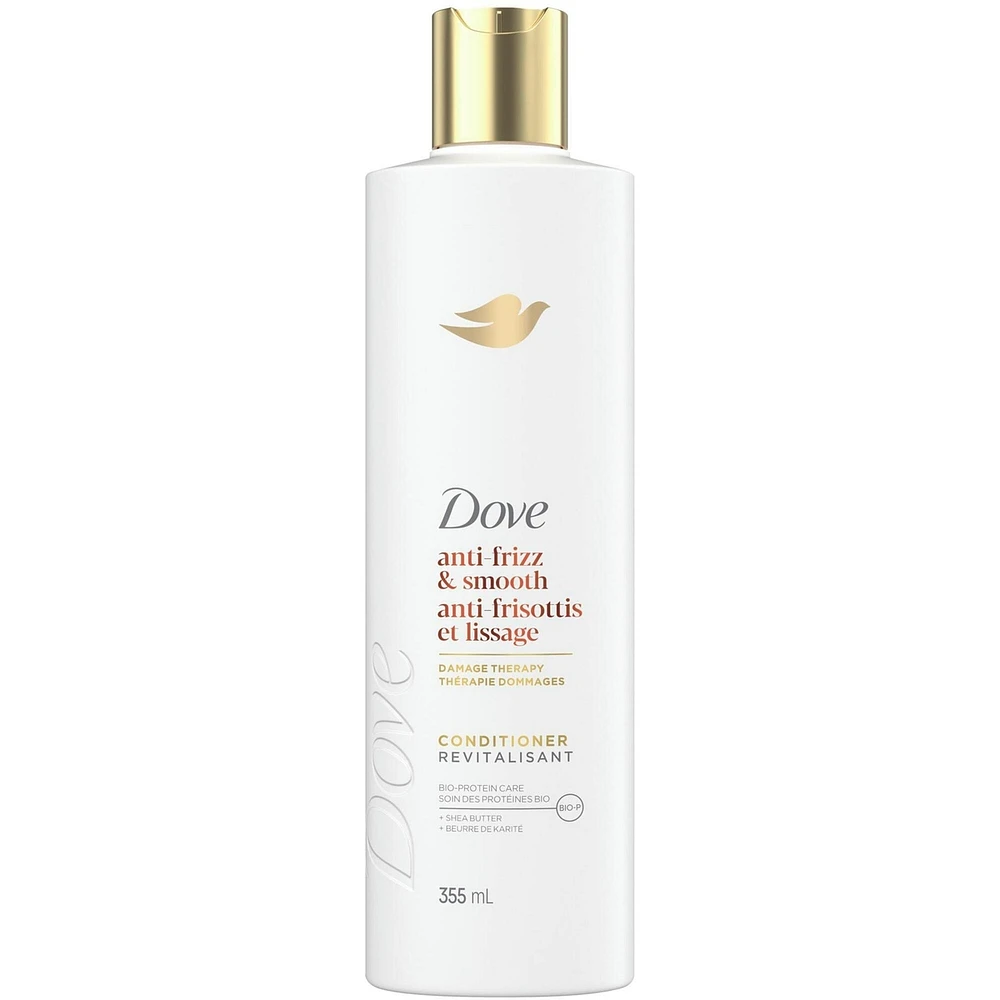 Dove Anti-Frizz & Smooth Conditioner for Frizz-Prone Hair with Liquid Bio-Protein care 355 ML