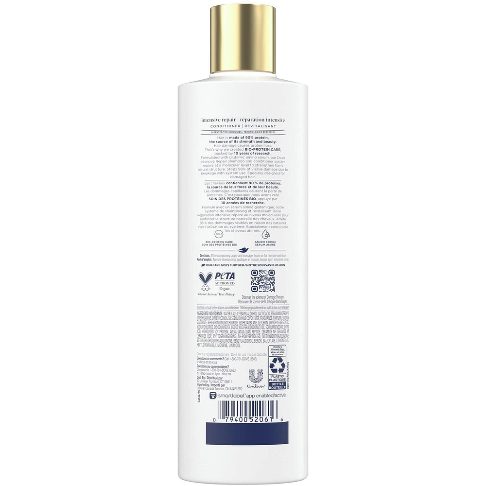Dove  Intensive Repair Conditioner for Damaged hair,   with Bio-Protein Care, 355 ML