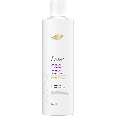 Shampooing pour Cheveux Fins et Plats, Dove Lavande & Volume  avec Soin Bio-Protéine Liquide, 355 ML
