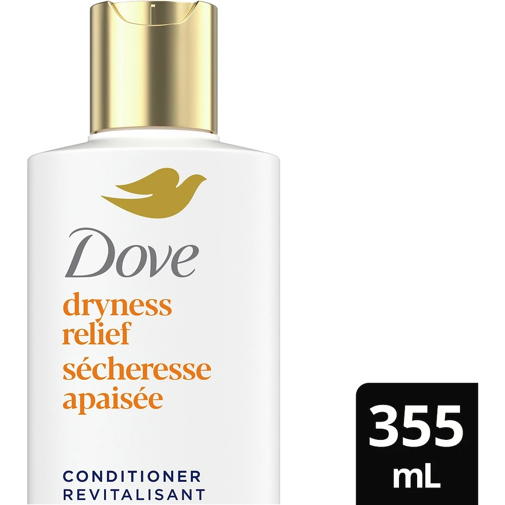 Dove Dryness & Itch Relief Conditioner for Dry and Itchy scalp,   with Liquid Bio-Protein Care technology 355 ML