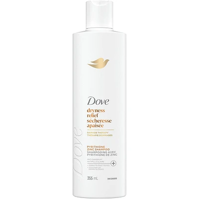 Dove Dryness & Itch Relief Shampoo for Dry and Itchy scalp,  with Liquid Bio-Protein Care technology, 355 ML