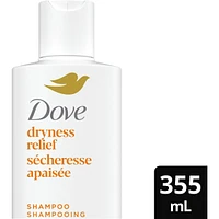 Dove Dryness & Itch Relief Shampoo for Dry and Itchy scalp,  with Liquid Bio-Protein Care technology, 355 ML