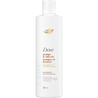 Dove Mango & Smooth Shampoo for Dull & Dry Hair  with Liquid Bio-Protein Care Technology, 355 ML