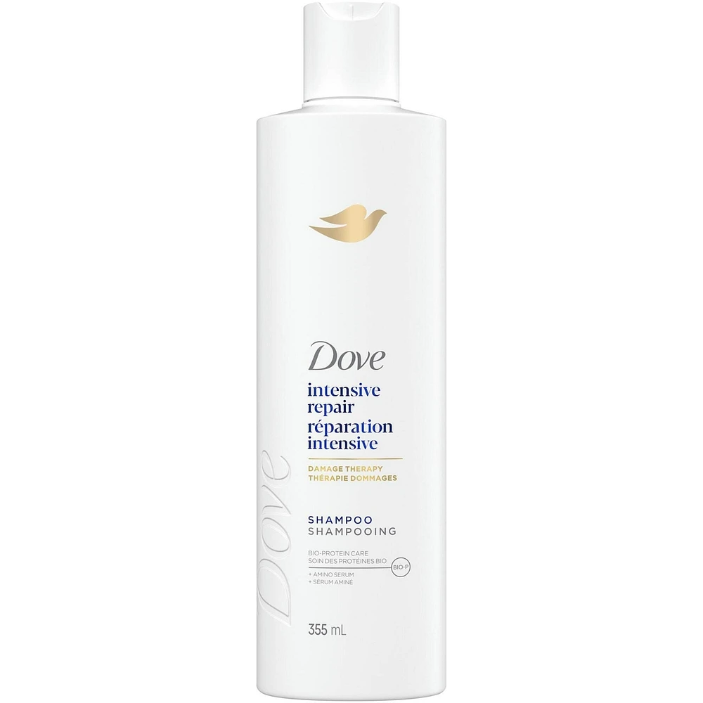 Dove Intensive Repair Shampoo for Damaged Hair , with Liquid Bio-Protein Care technology, 355 ML