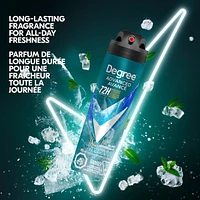 Degree Men Dry Spray Antiperspirant Cool Rush antibacterial odour protection 107 GR