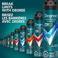 Degree Men Dry Spray Antiperspirant Cool Rush antibacterial odour protection 107 GR