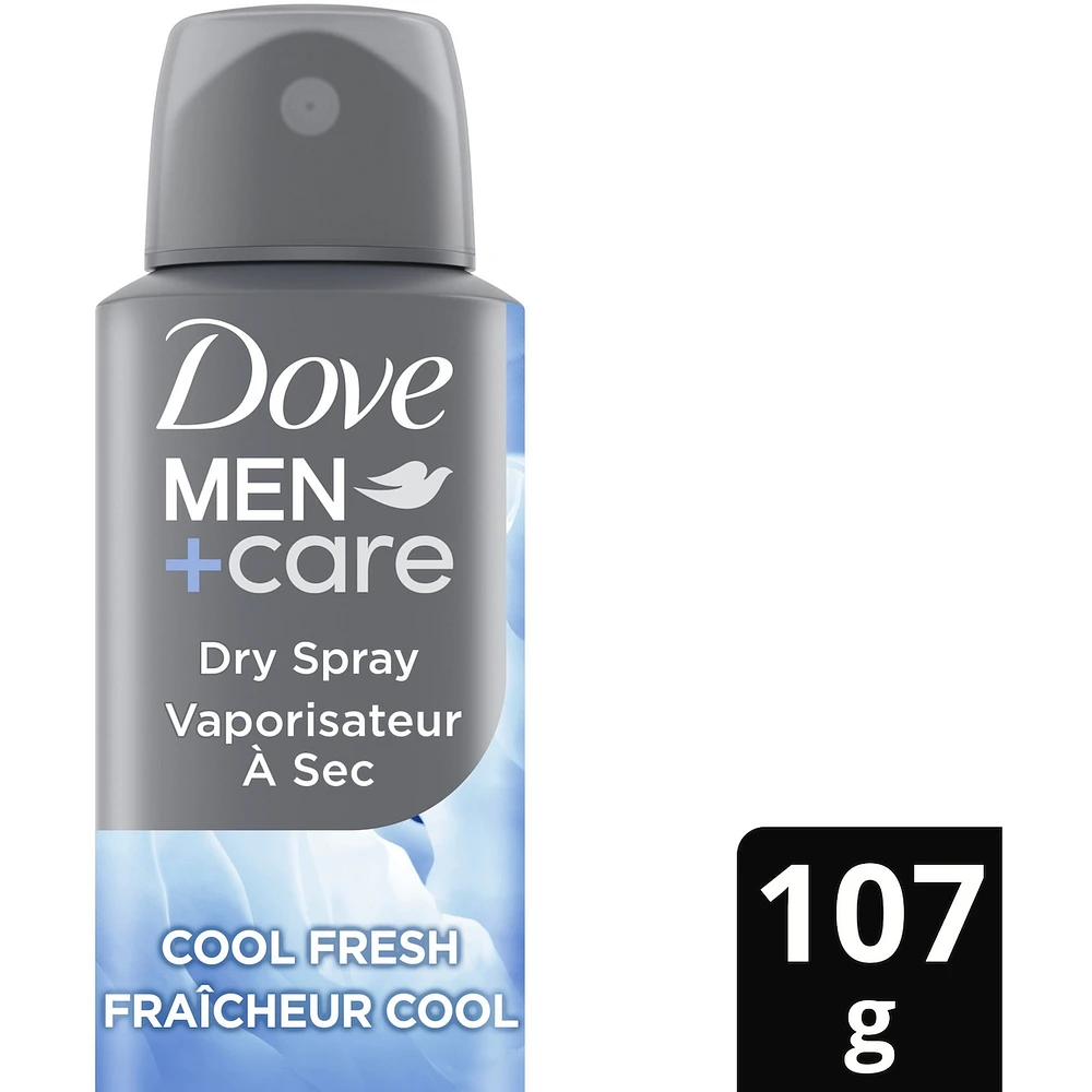 Dove Men+Care Dry Spray Antiperspirant Cool Fresh antibacterial odour protection 107 GR