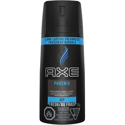 AXE  Deodorant Body Spray for Long Lasting Odour Protection Phoenix Sage & Cedarwood Men's Deodorant 48 hours Fresh formulated without Aluminum 113 g