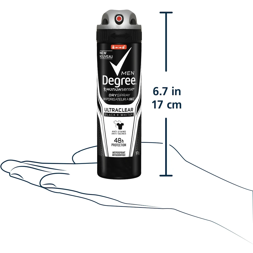 DEGREE MEN BLACK+WHITE APA