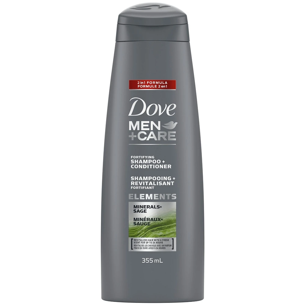 Dove Men+Care Shampoo+Conditioner Minerals+Sage 355 ML