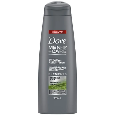 Dove Men+Care Shampoo+Conditioner Minerals+Sage 355 ML