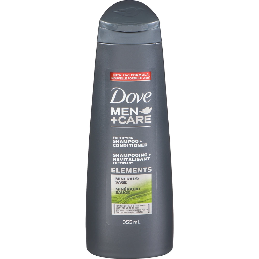 Dove Men+Care Shampoo+Conditioner Minerals+Sage 355 ML