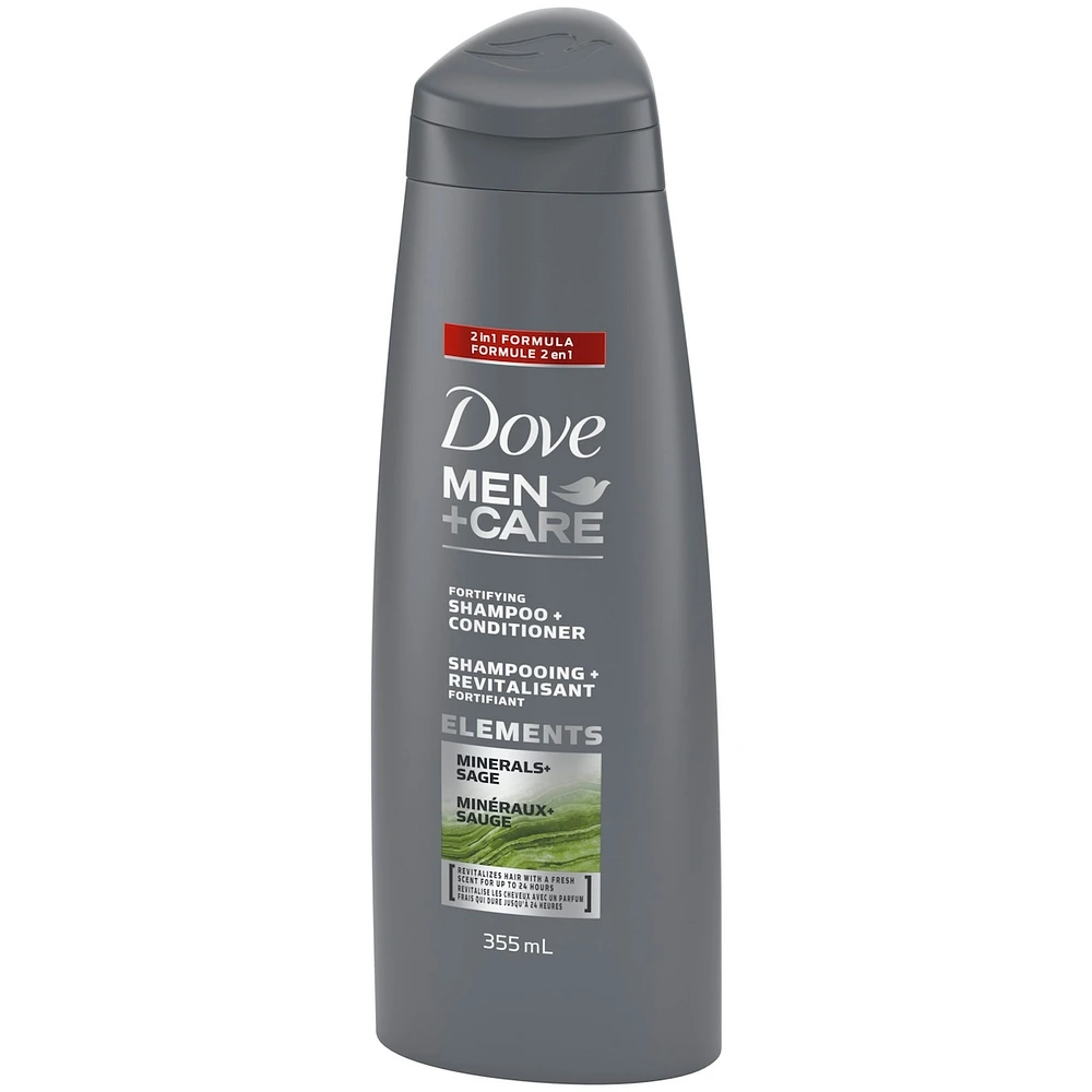 Dove Men+Care Shampoo+Conditioner Minerals+Sage 355 ML