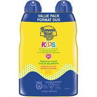Kids Tear Free Sunscreen Spray Spf 50+ Twin Pack