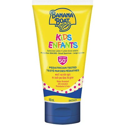 Banana Boat Kids Sunscreen Lotion SPF 50+ Travel Size 90mL