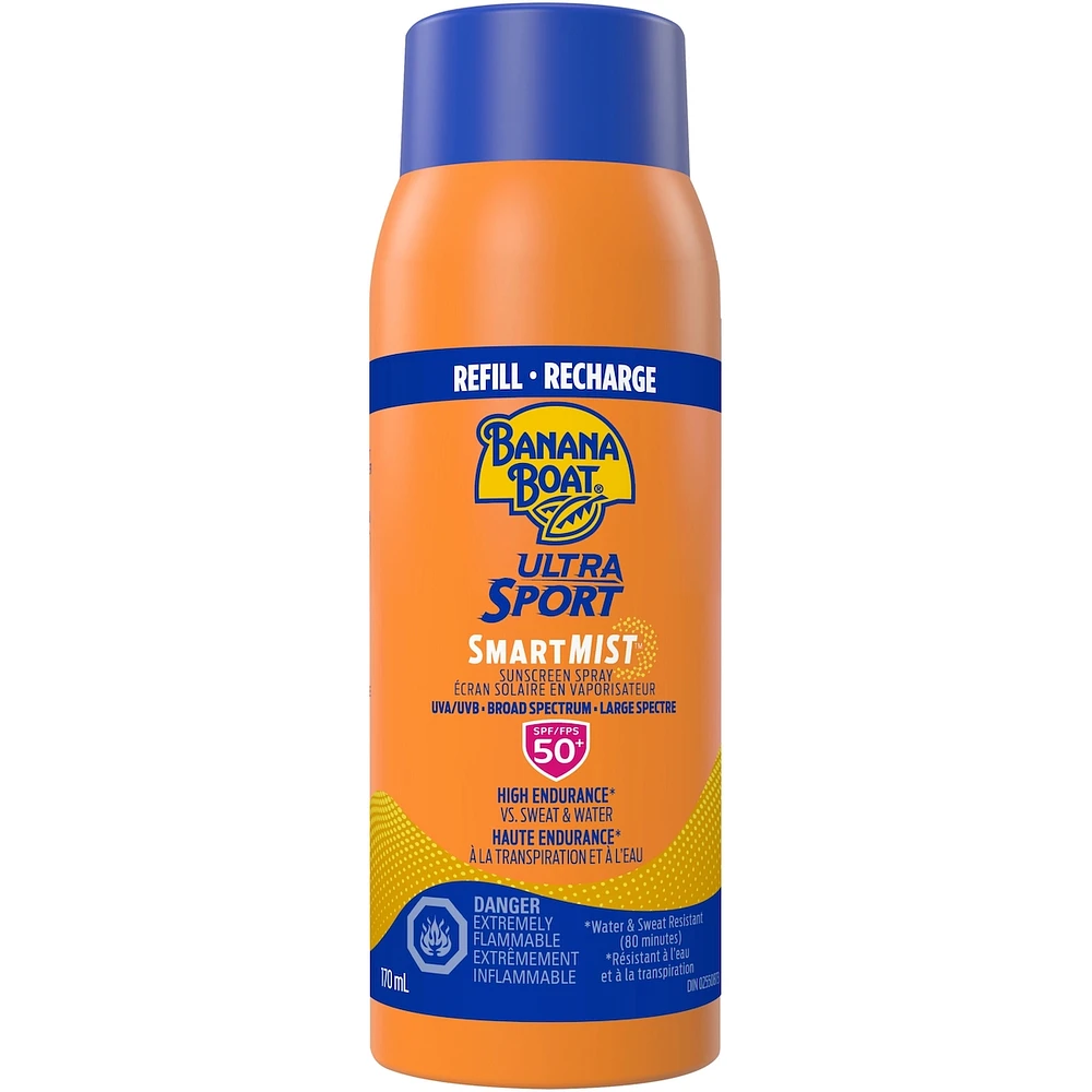 Banana Boat® Ultra Sport SmartMist™ Sunscreen Refill SPF 50+ 170mL