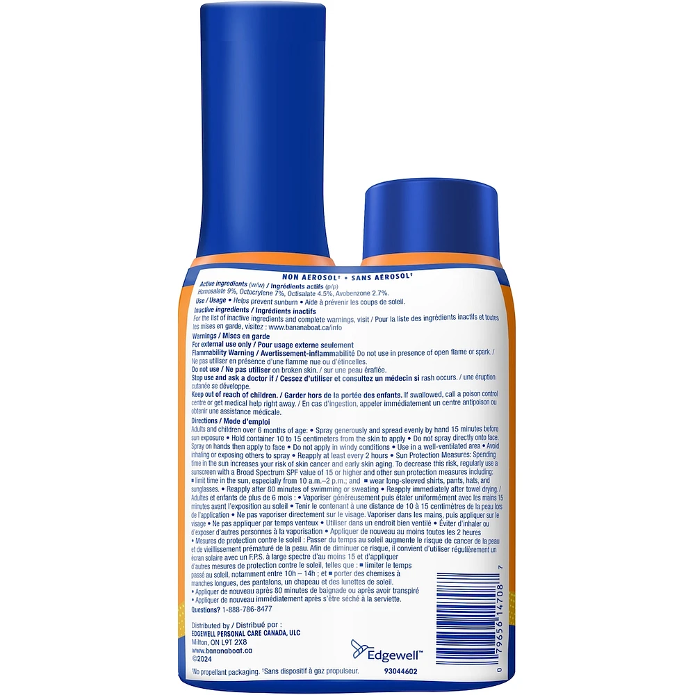 Banana Boat® Ultra Sport SmartMist™ Sunscreen Starter Kit SPF 50+ 2 x 170mL