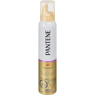 Pantene Pro-V Volume Body Boosting Mousse to Boost Fine, Flat Hair for Maximum Fullness, 187 g