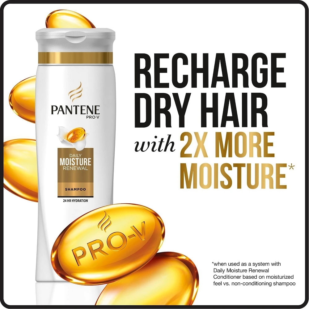 Pantene Pro-V Daily Moisture Renewal Shampoo, 100 mL