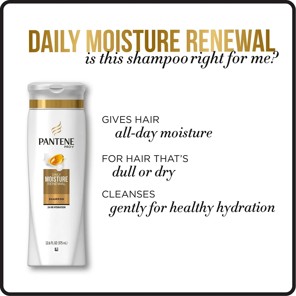 Pantene Pro-V Daily Moisture Renewal Shampoo, 100 mL