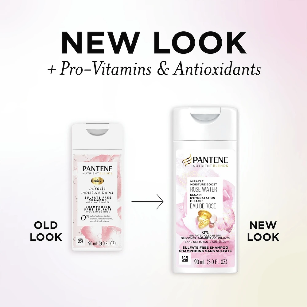 Nutrient Blends Miracle Moisture Boost Rose Water Sulfate Free Shampoo