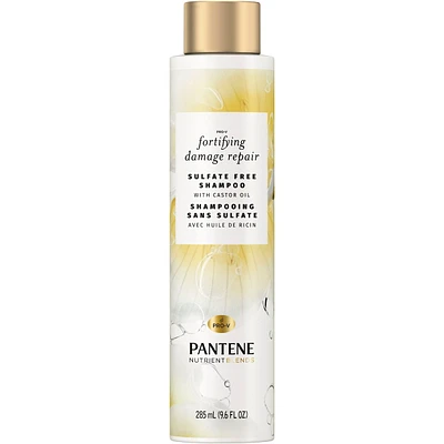 Pantene Nutrient Blends Fortifying Damage Repair Shampoo, Sulfate Free, 285 mL