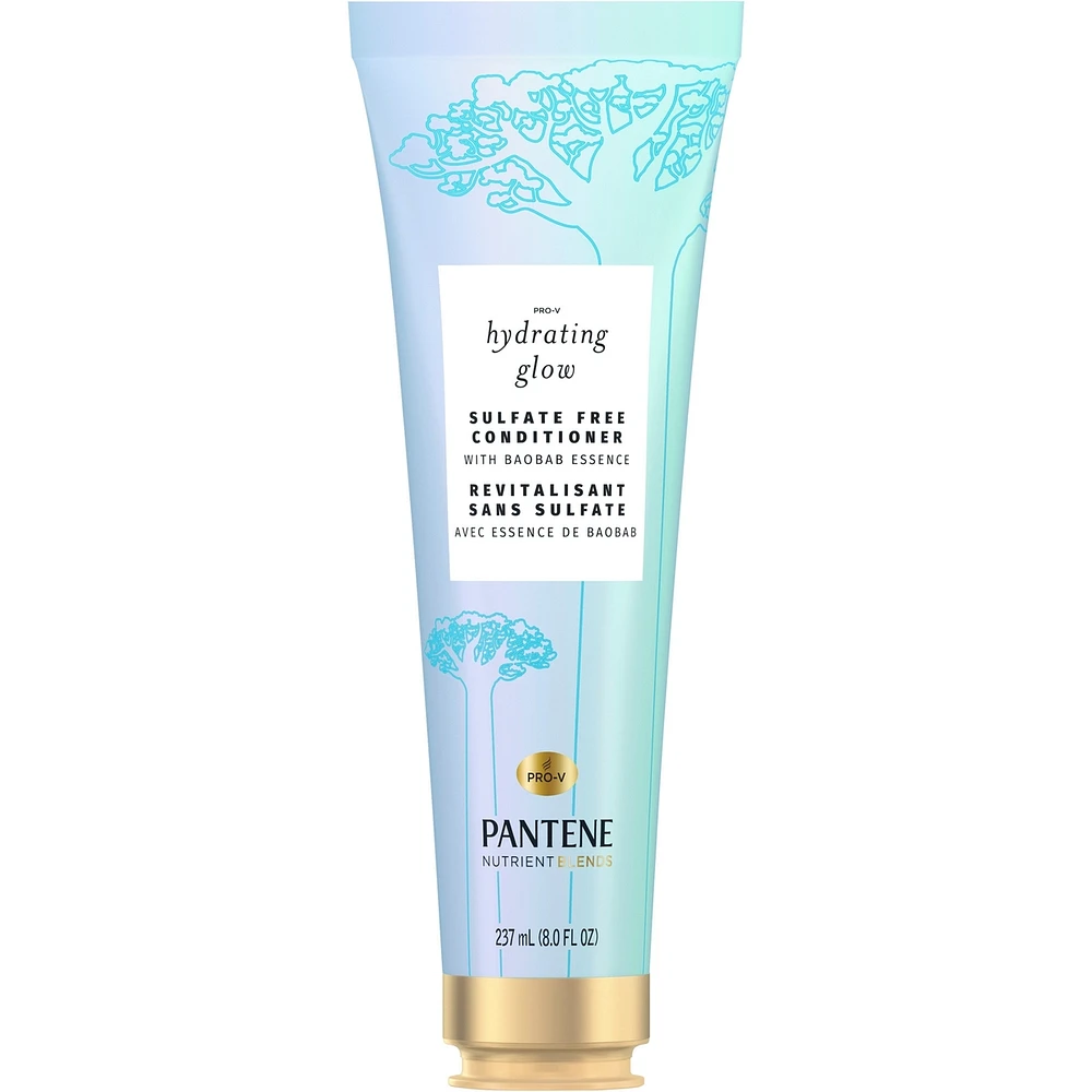 Pantene Hydrating Glow with Baobab Essence Sulfate-free Conditioner, 237 mL