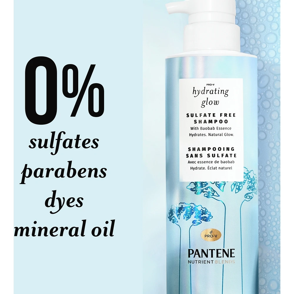 NUTRIENT BLENDS Miracle Moisture Boost with Rose Water SULFATE FREE SHAMPOO, 440 mL