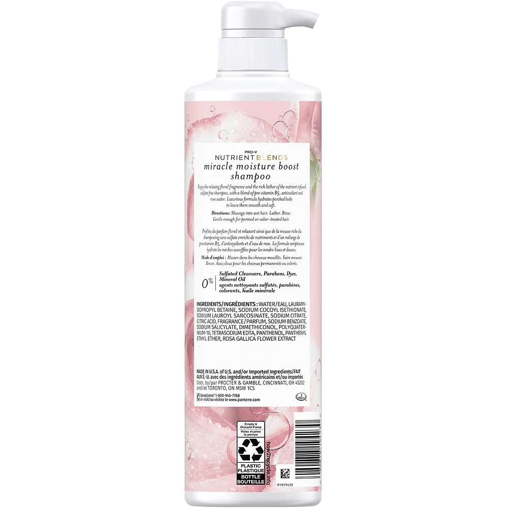 NUTRIENT BLENDS Hydrating Glow SULFATE FREE SHAMPOO With Baobab Essence, 440 mL
