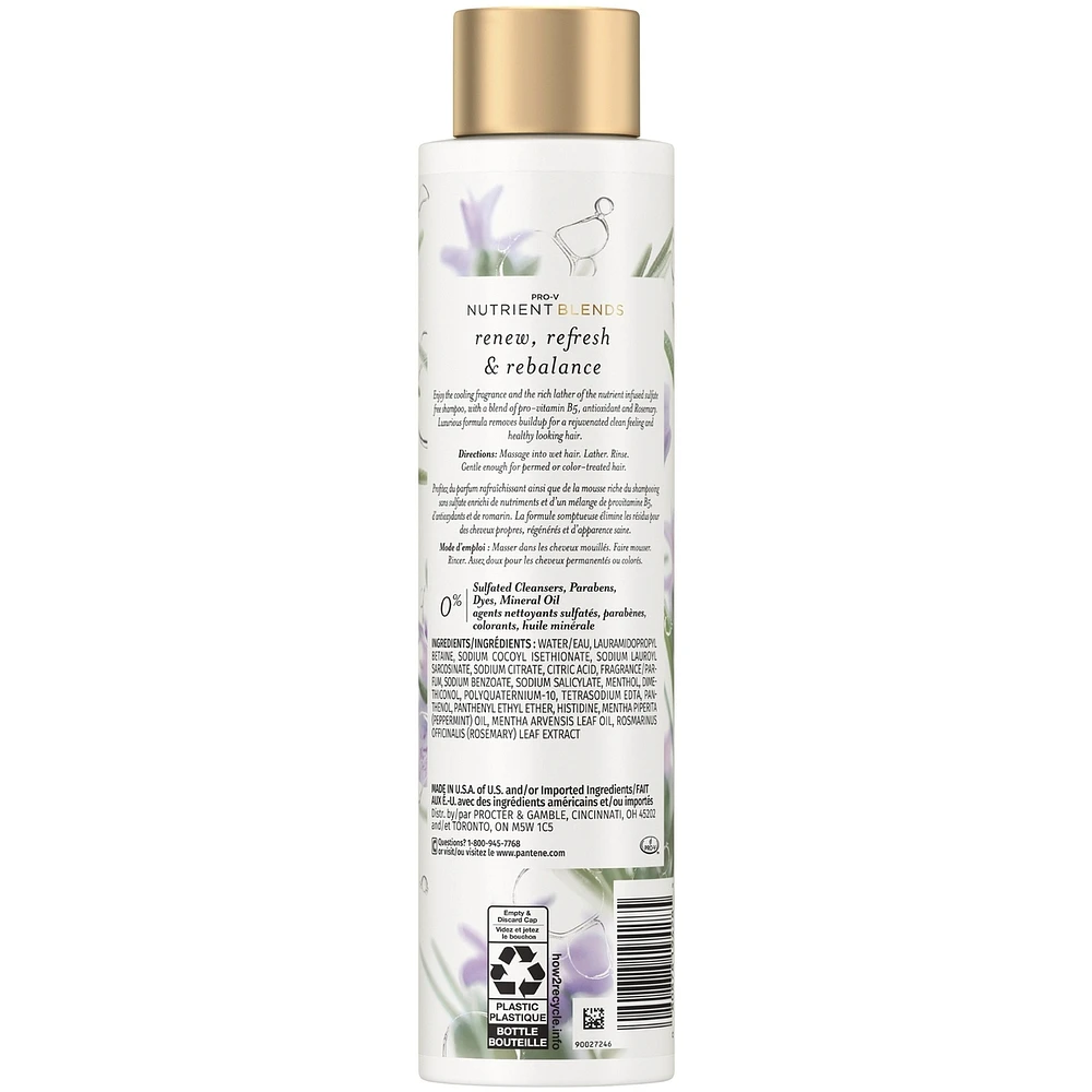 NUTRIENT BLENDS Rosemary SULFATE FREE SHAMPOO, 285 mL