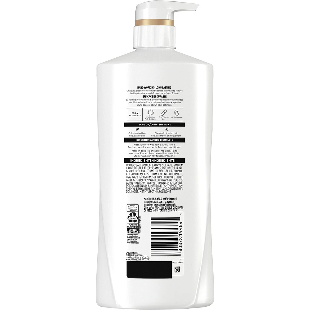 PRO-V Smooth & Sleek Shampoo, 17.9oz/530mL