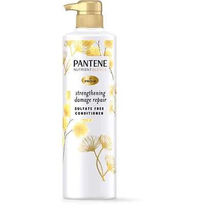 Sulfate Free Conditioner, Hair Strengthening Anti Frizz Damage Repair with Castor Oil, Safe for Color Treated Hair, Nutrient Blends