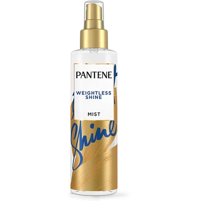 Hair Shine Spray, Weightless, Adds Shine to Dull Hair with Vitamin B5, Safe for Color Treated Hair, Pro-V