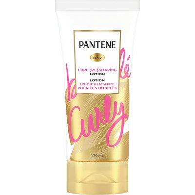 Hair Lotion, Moisturizing, for Curly Hair, Cream Reshapes and Defines Curls with Vitamin B5, Safe for Color Treated Hair, Pro-V