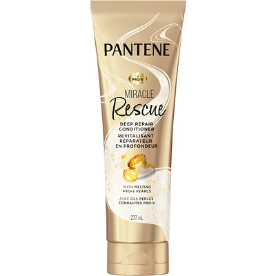 Pro-V Miracle Rescue Deep Repair Conditioner with Melting Pro-V Pearls, transforms hair, softens, repairs from the inside