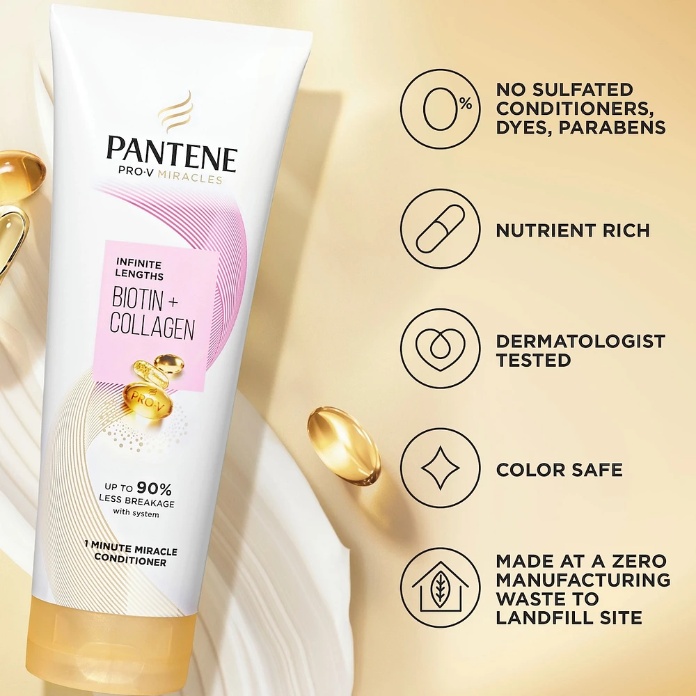 Pro-V Miracles Infinite Lengths Biotin + Collagen 1 Minute Miracle Conditioner