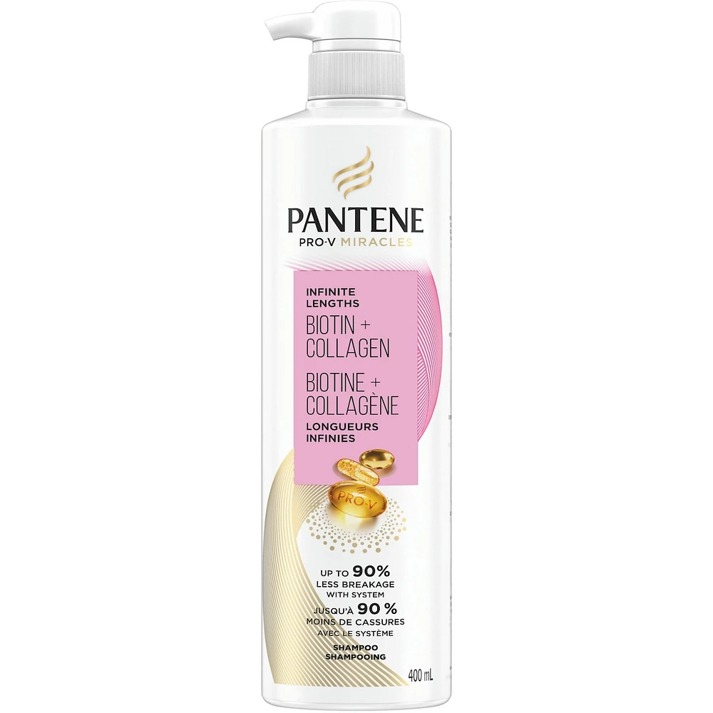 Pro-V Miracles Infinite Lengths Biotin + Collagen Sulfate-Free Shampoo