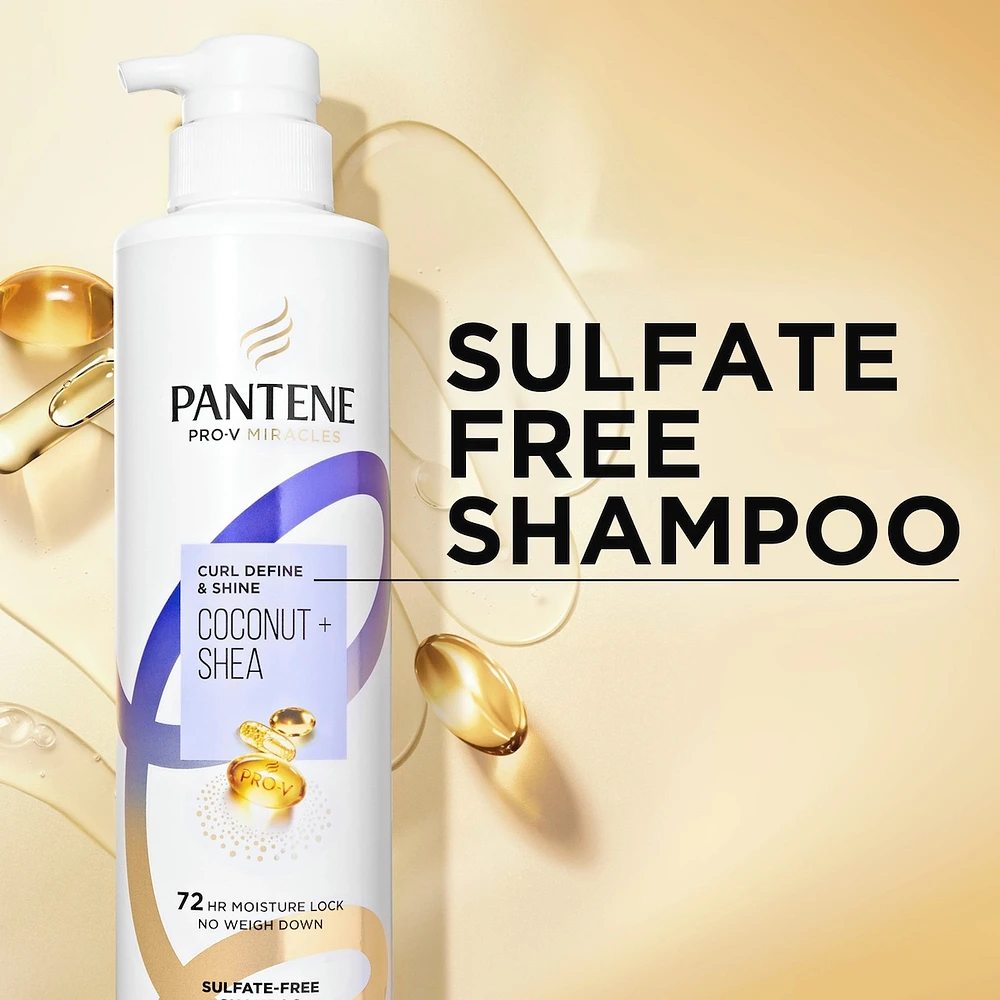 Pro-V Miracles Curl Define & Shine Coconut + Shea Sulfate-Free Shampoo