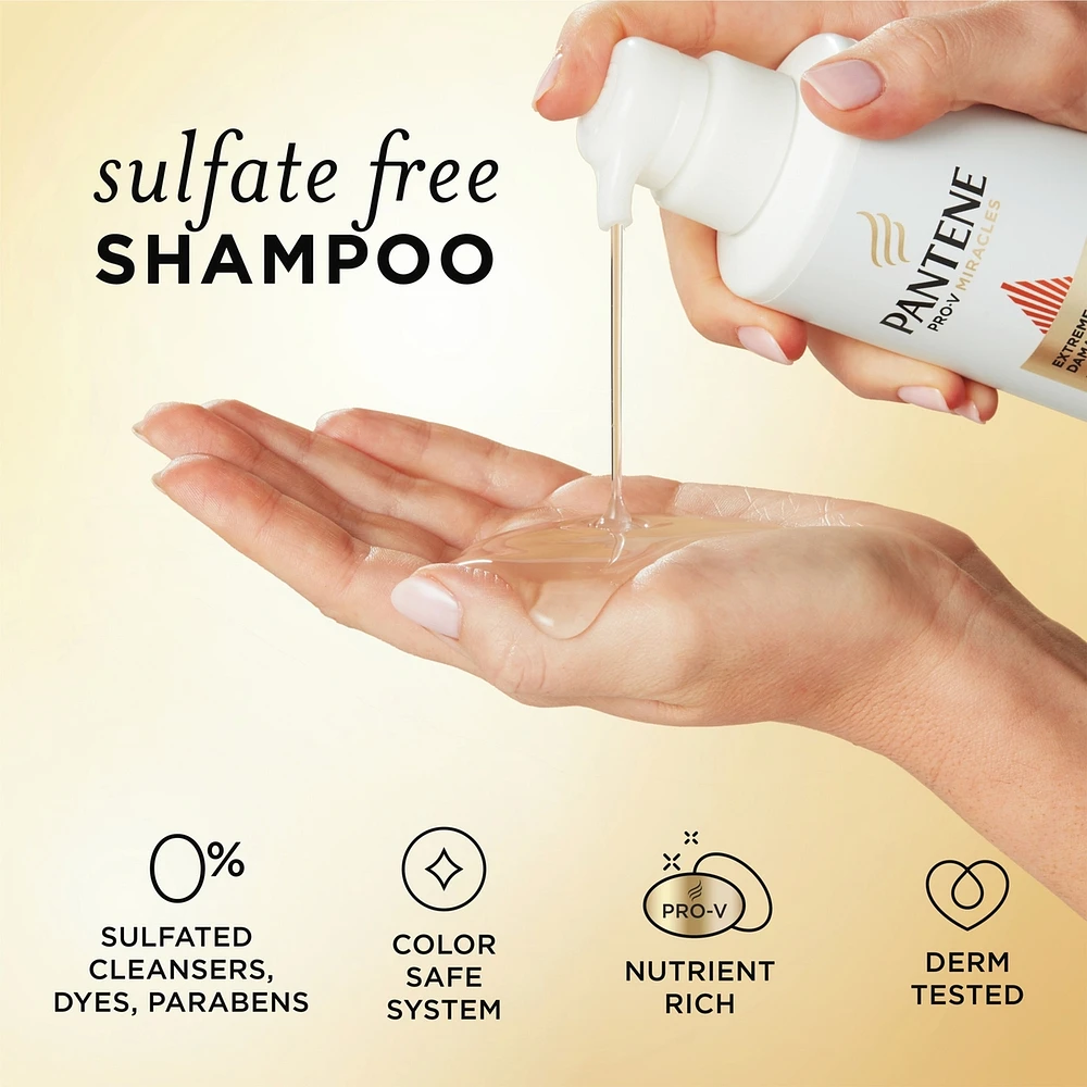 Pro-V Miracles Extreme Damage Care Regenerative Oil Blend Sulfate Free Shampoo