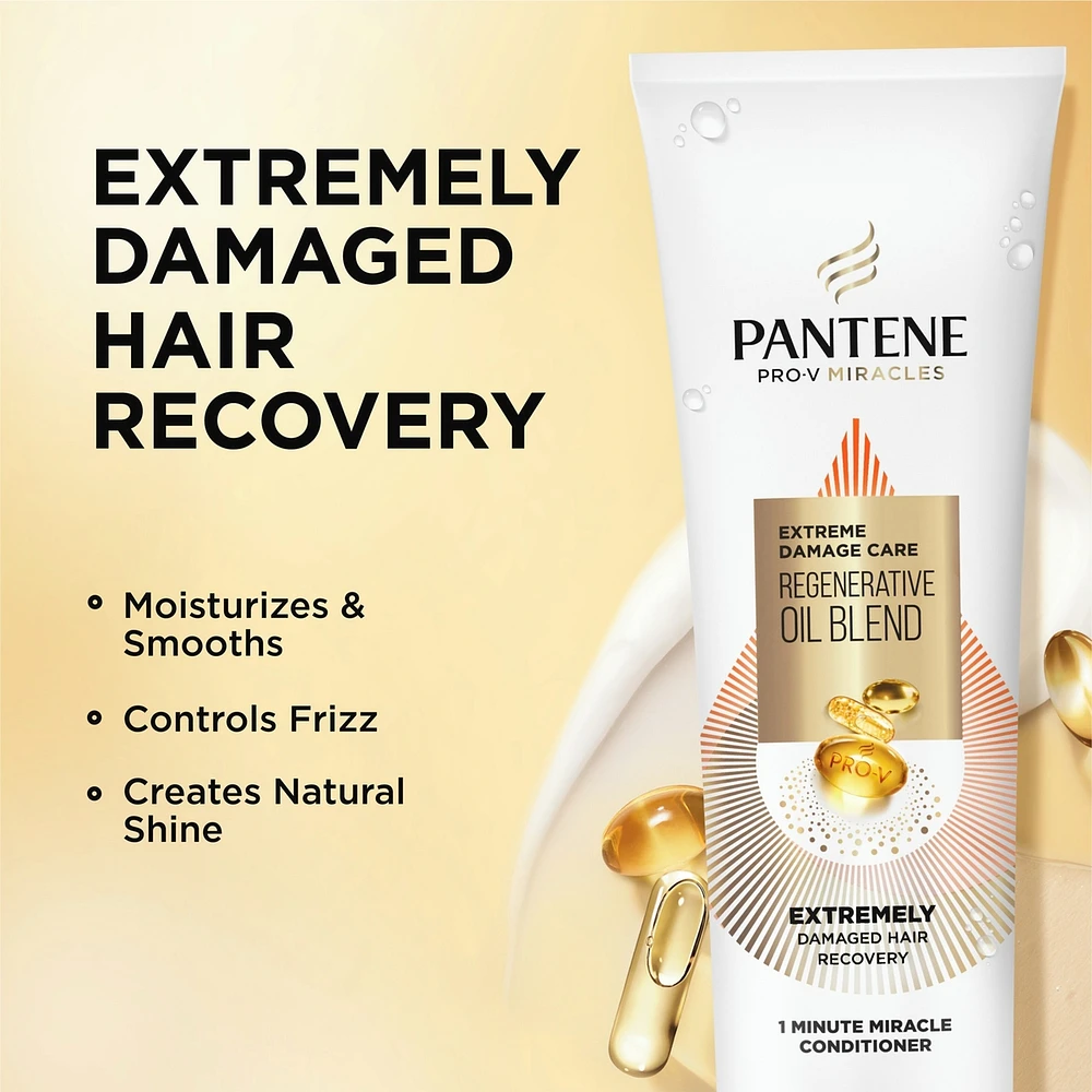 Pro-V Miracles Extreme Damage Care Regenerative Oil Blend 1 Minute Miracle Conditioner