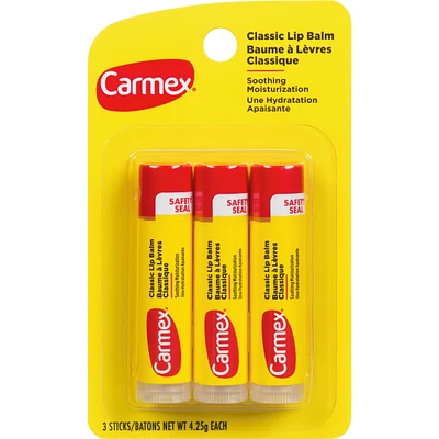 Classic Lip Balm - 3 Sticks x 4.25g