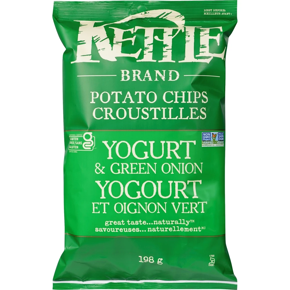 Croustilles yogourt et oignon vert