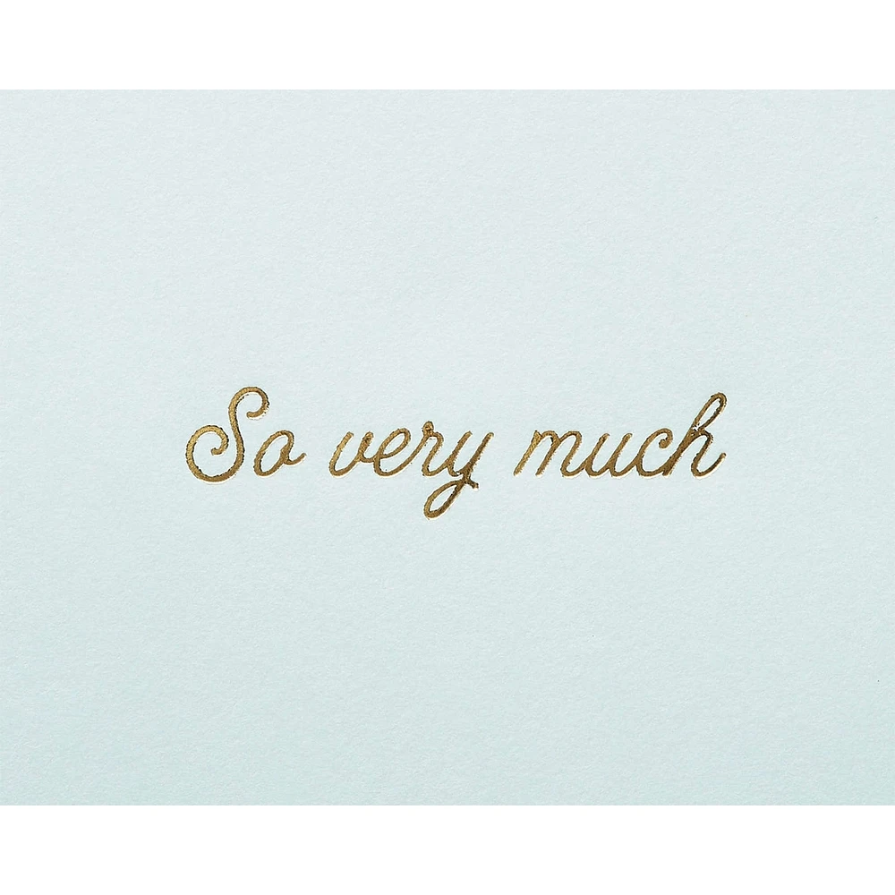 Papyrus Thank You Card (So Very Much)