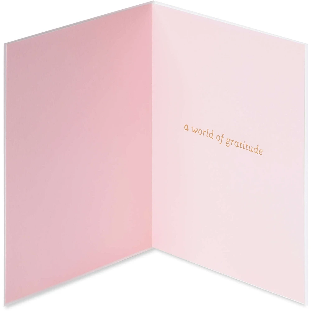 Papyrus Thank You Card (A World of Gratitude)