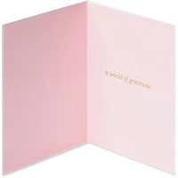 Papyrus Thank You Card (A World of Gratitude)