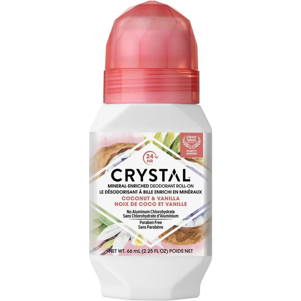 Mineral-Enriched Deodorant Roll-On Coconut & Vanilla