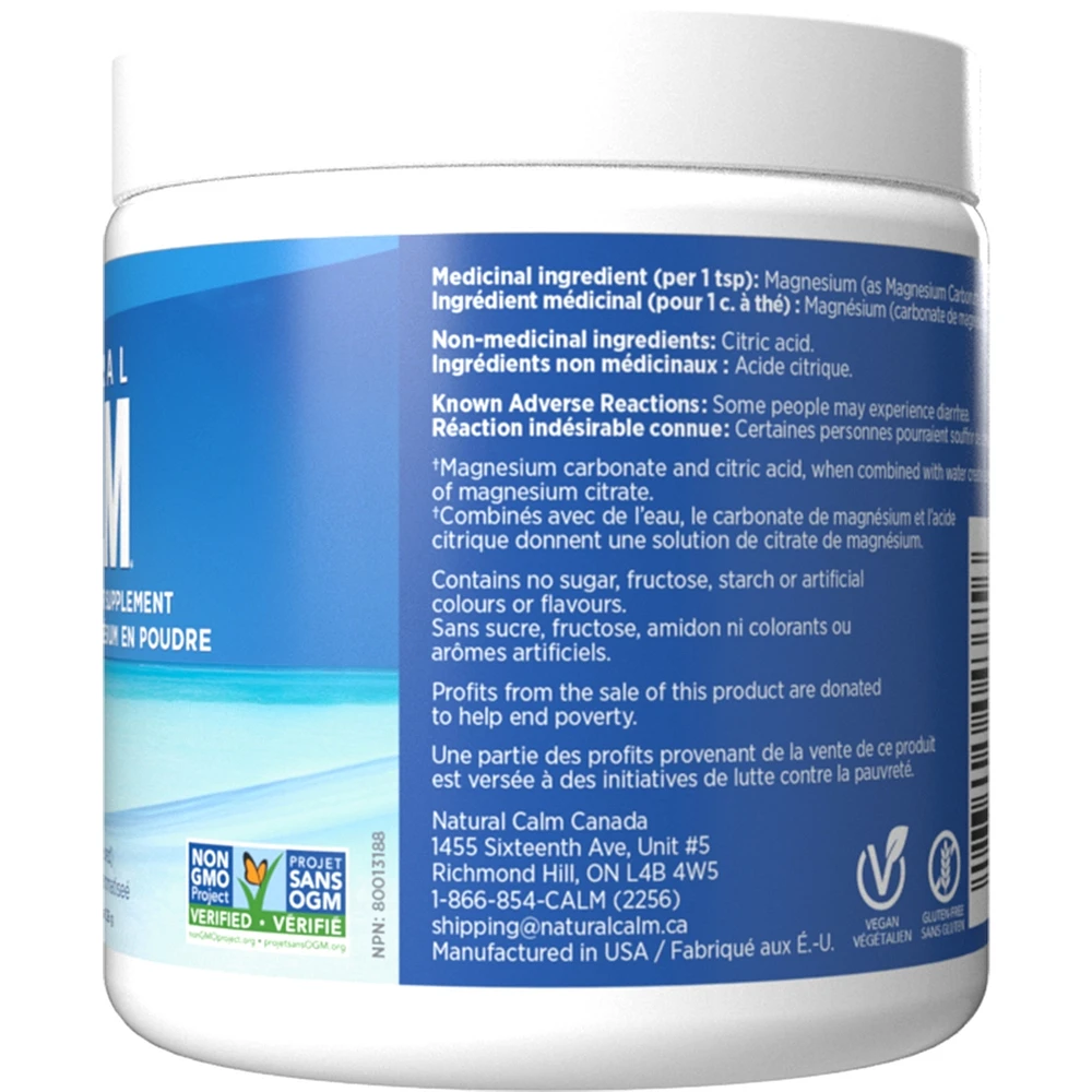 Natural Calm Magnesium Powder