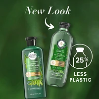 Herbal Essences Hemp Oil Sulfate Free Shampoo, Frizz Control, 400 mL, with Certified Camellia Oil and Aloe Vera, For All Hair Types, Especially Frizzy Hair