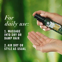 Lightweight Hair Oil, Certified Pure Plants, with Aloe and Camellia Flower Oil