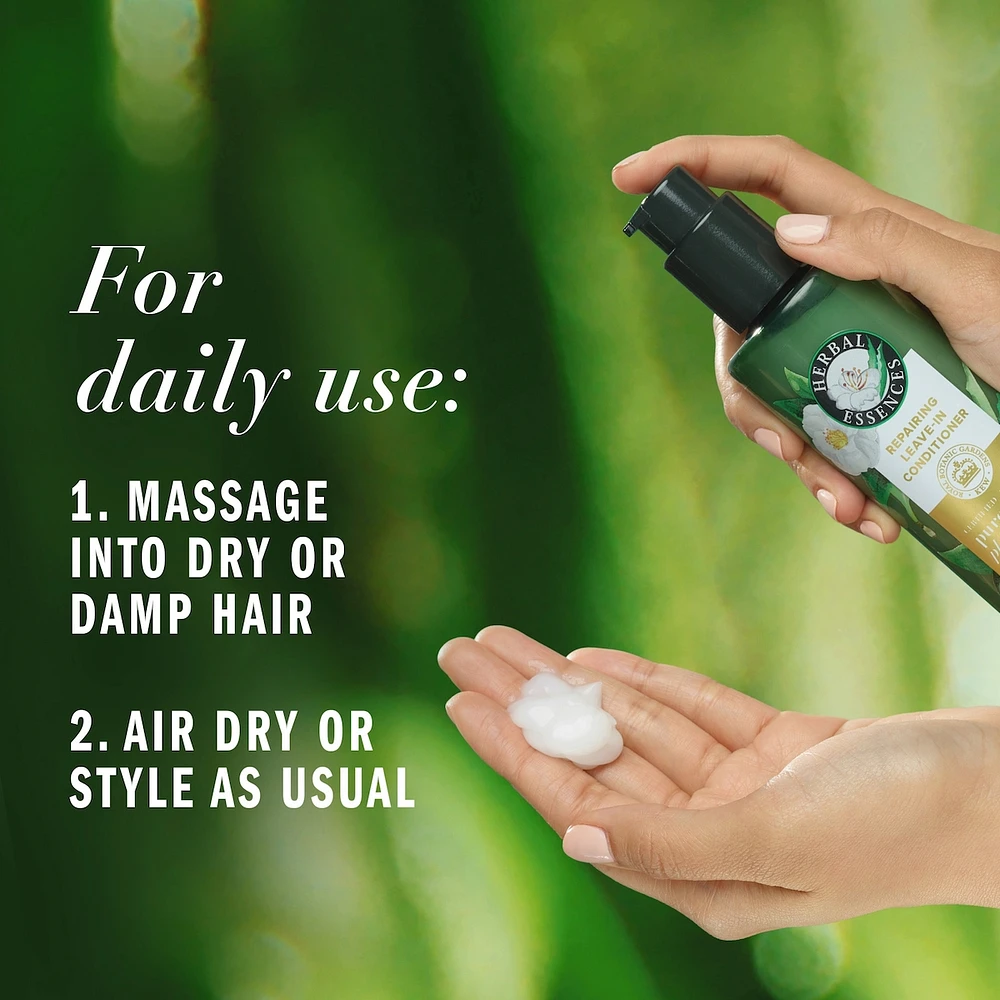 Repairing Leave-in Conditioner, Certified Pure Plants, with Aloe and Camellia Flower Oil
